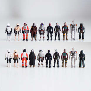 正版迷你先锋星球大战载具星战可动小兵人曼达洛人1/72微缩模型