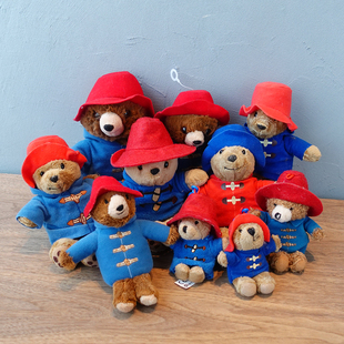 Paddington正版工厂处理xia疵帕丁顿熊毛绒公仔书包挂件玩具