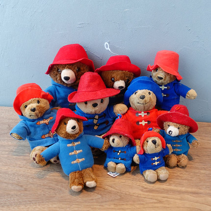 Paddington正版工厂处理xia疵帕丁顿熊毛绒公仔书包挂件玩具