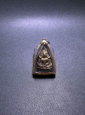 周冠史 2493 金水模成功佛 金壳塔帕占卡 泰国佛牌真品吊坠