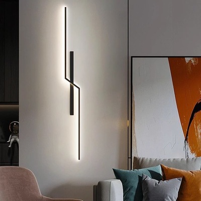 背景墙装饰灯轻奢简约长条led灯