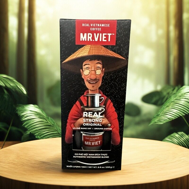 越南代购MR.VIET越南老头滴漏咖啡粉礼盒套装越南特色咖啡伴手礼