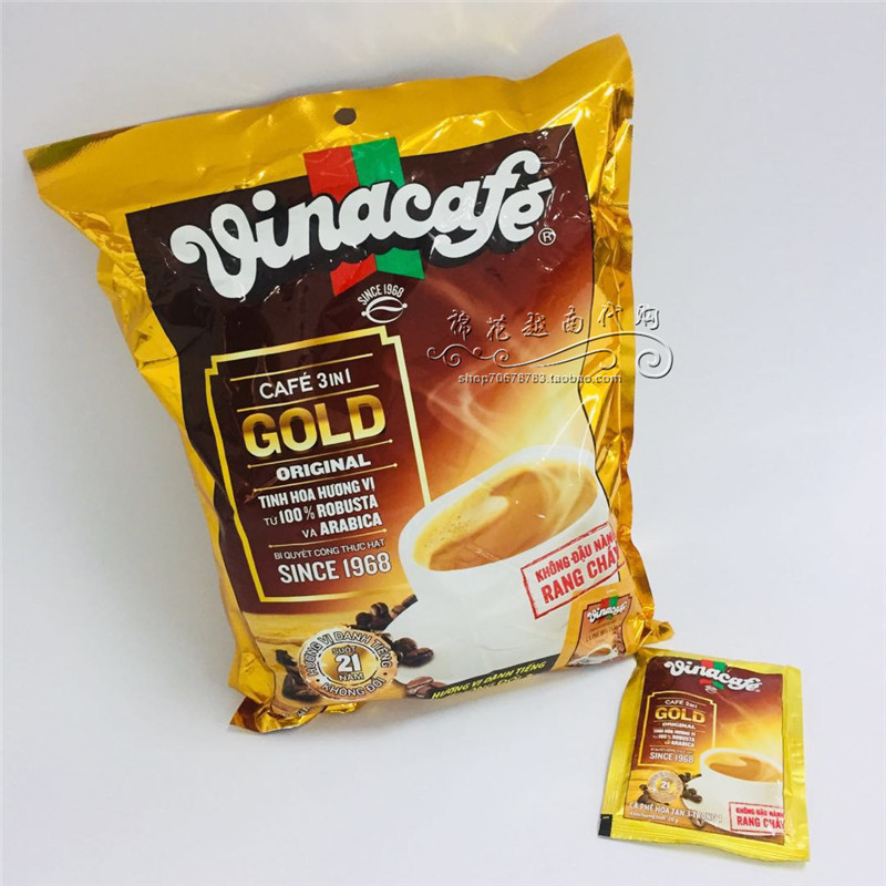 vinacafe金装威拿三合一速溶咖啡