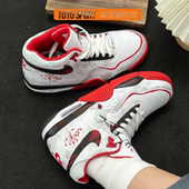 Nike Flight Legacy 定制球鞋 万花弄白蟒赤炼中帮男子实战篮球鞋