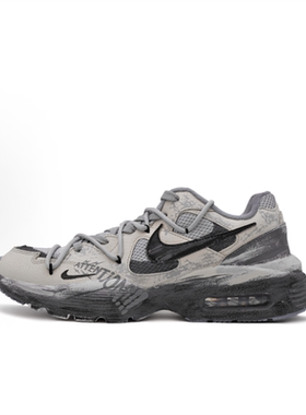 球鞋定制 Nike Air Max Fusion考拉派对堙灭涂鸦做旧机能风跑步鞋