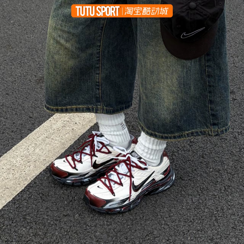 球鞋定制 Nike Initiator 猩红之月 机能 做旧潮流男女同款跑步鞋