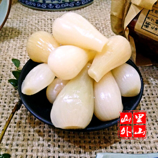 蒜头茭头藠头 500克 温州泰顺特产一店 自制醋泡酸甜荞头酸辣脆辣