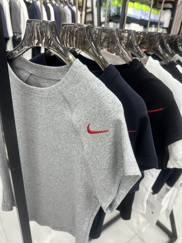 2026新款欧美春夏时尚百搭圆领刺绣短袖T恤女休闲运动上衣