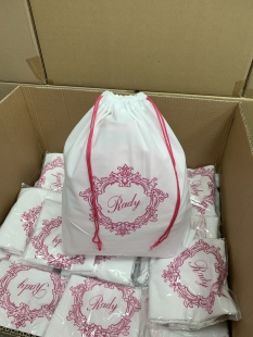 出口日本杂志附录环保绒布抽绳束口袋旅行便携衣服包包防尘收纳袋