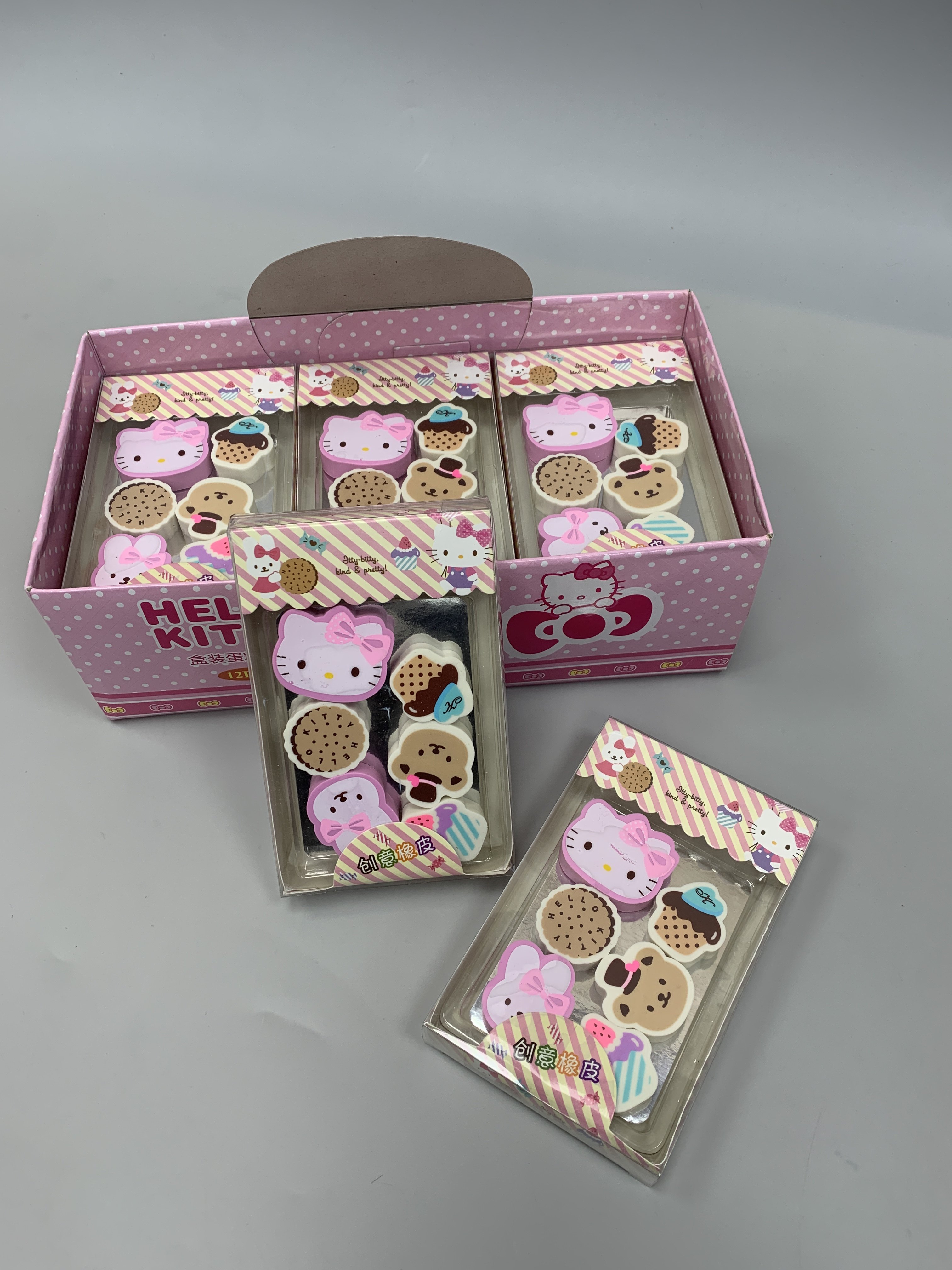 瑕疵hello kitty卡通橡皮擦小学生用儿童像皮创意可爱