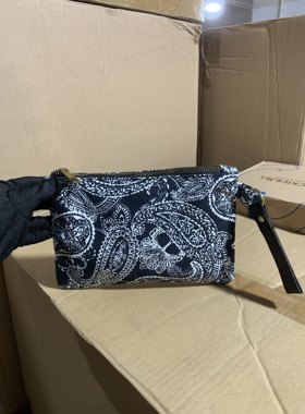 出口外单复古文艺化妆包手拿包护肤品收纳包便携式