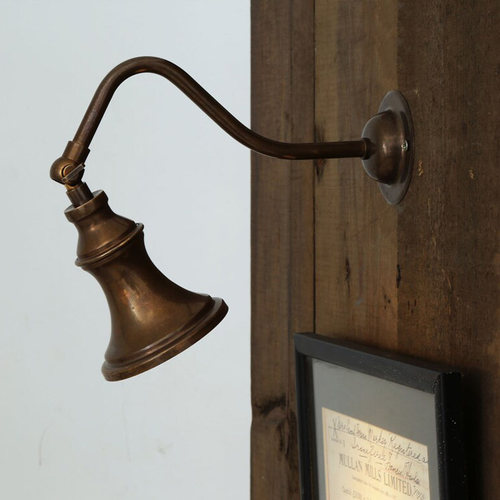 招牌门牌打光小壁射灯复古铜玄关过道床头书房工作室装饰挂画打光