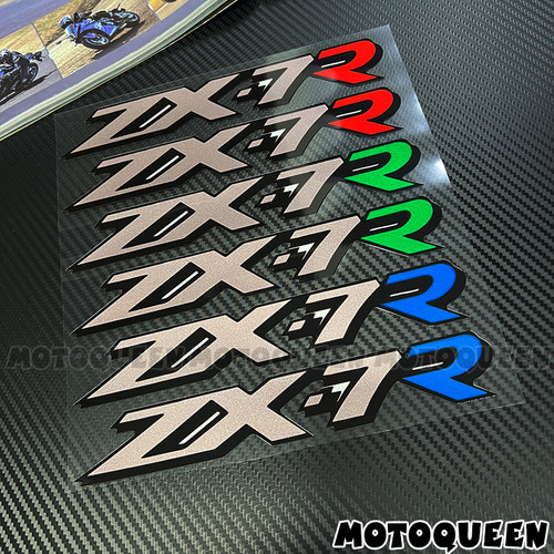 适用ZX7R川崎ZX-7R贴纸摩托车改装反光拉花车身外壳侧板装饰贴画