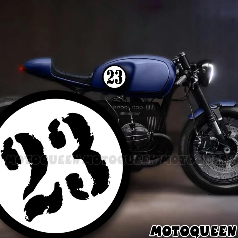 适用钱江闪300灰石长江力帆数字号码贴花摩托车边盖油箱装饰贴纸