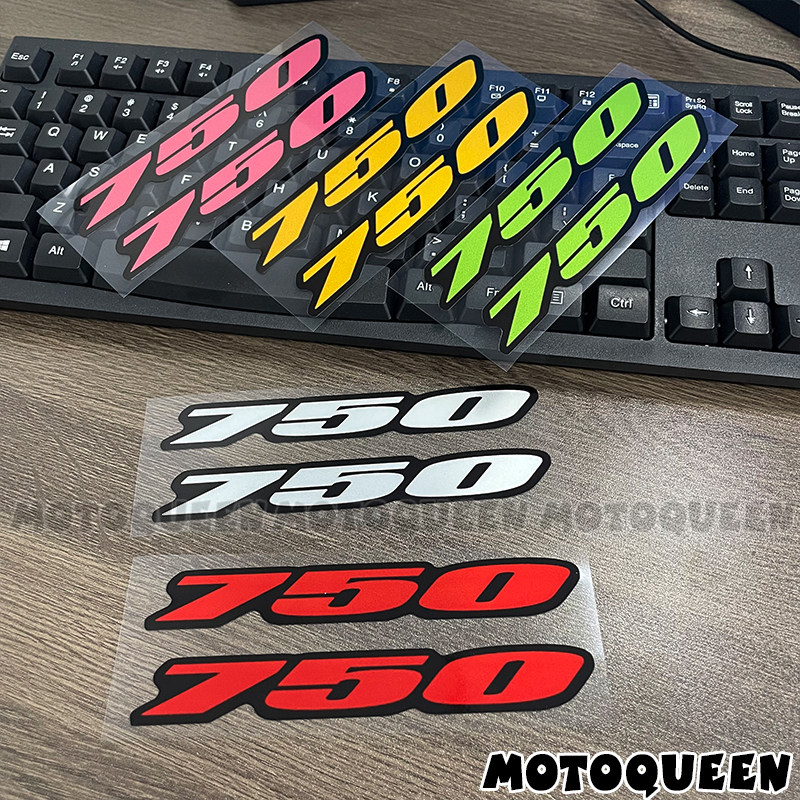 适用750本田铃木1000雅马哈900川崎800宝马摩托车排量标贴纸拉花
