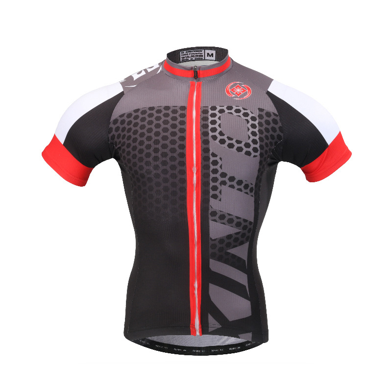XINTOWN骑行服短上衣新款夏季紧身短袖上衣男自行车骑友透气T恤