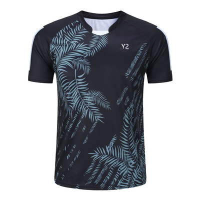 新款羽毛球服上衣男女速干大赛服儿童学生网球比赛服团购夏23074