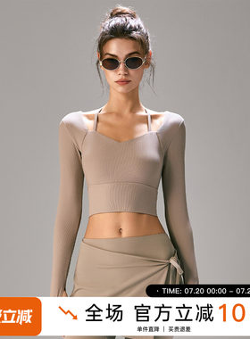 Choc女孩秋冬吊带瑜珈服女