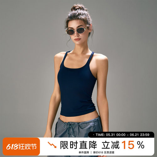 运动背心女户外跑步瑜伽健身衣