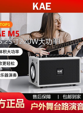 KAE M5音箱户外舞台路演直播 电吹管声乐器贝斯电吉他弹唱K歌音响