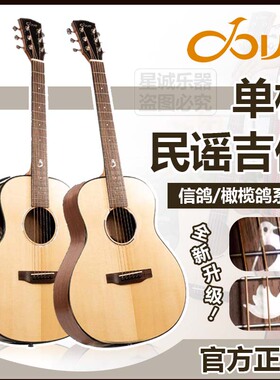 Dove鸽子单板民谣吉他信鸽/橄榄鸽DD220 260 DTB260初学者