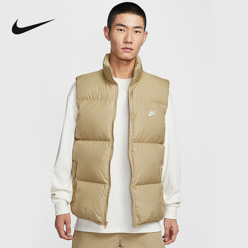 Nike耐克羽绒马甲男子2025冬季休闲防风保暖立领背心 IB2978-297