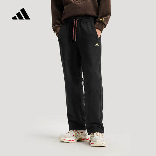 adidas阿迪达斯运动裤男2026春节马年休闲直筒长裤 KE4065 KE4066