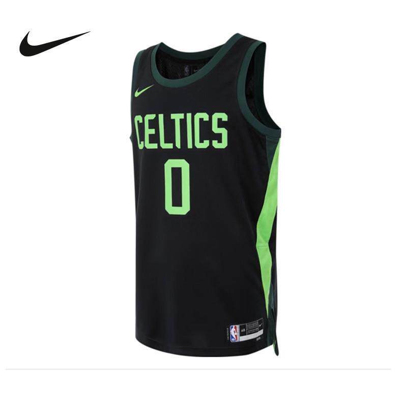 Nike耐克NBA City Edition凯尔特人塔图姆篮球速干球衣FQ4335-011