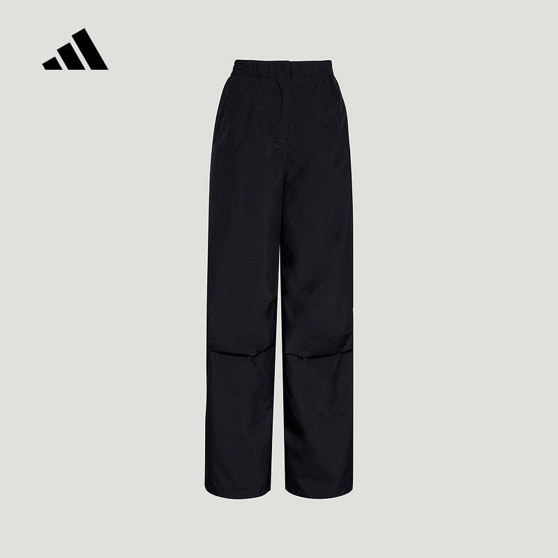 adidas阿迪达斯女裤2026春季拒水加绒户外梭织运动休闲长裤KS2812