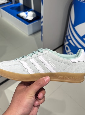 阿迪达斯三叶草男女鞋2025秋季GAZELLE INDOOR运动鞋休闲鞋JS1396