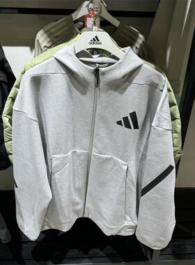 阿迪达斯外套男24秋季新款Z.N.E运动防风连帽休闲训练夹克JF2450