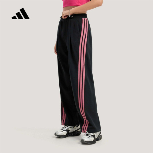 adidas阿迪达斯运动裤女2026春季舞动系列阔腿长裤KS2897 KS0035