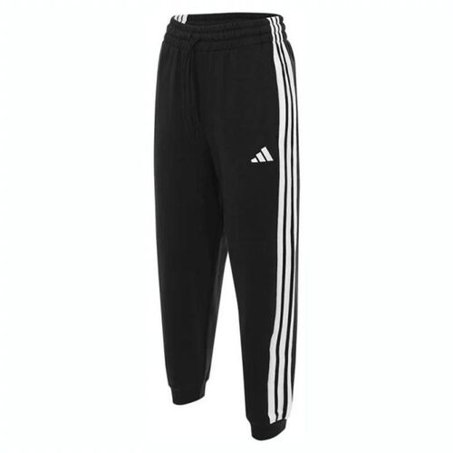 adidas阿迪达斯女裤2025春季新款三条纹宽松休闲运动长裤JZ2164