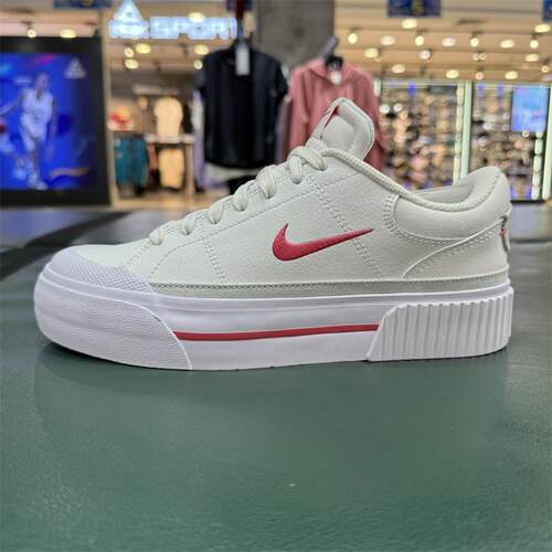 NIKE耐克系带女板鞋低帮运动鞋