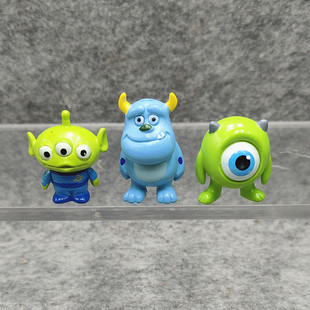 怪兽电力公司三眼怪单眼怪毛怪玩偶公仔钥匙扣挂件Diy手工饰品