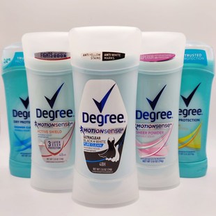 现货美国Degree止汗膏女士香体膏抑汗祛除异味deodorant干爽清香