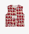 Bo Diamond Fruit Quilted Vest (Ready in Stock)
