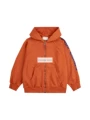 Bc Orange Sleeve English Hooded Cardigan