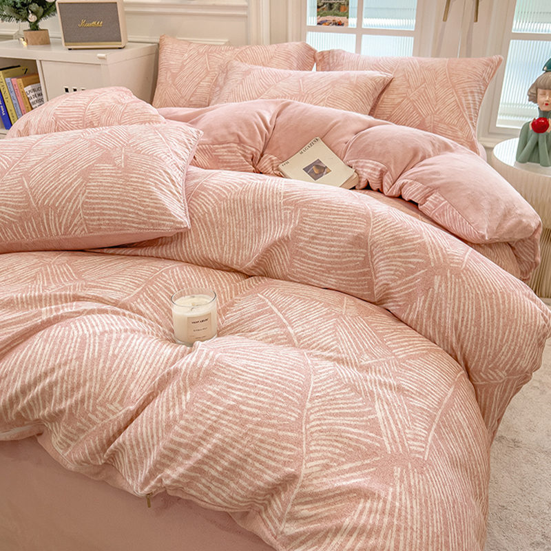 冬季单件被套加厚全棉磨毛牛奶绒