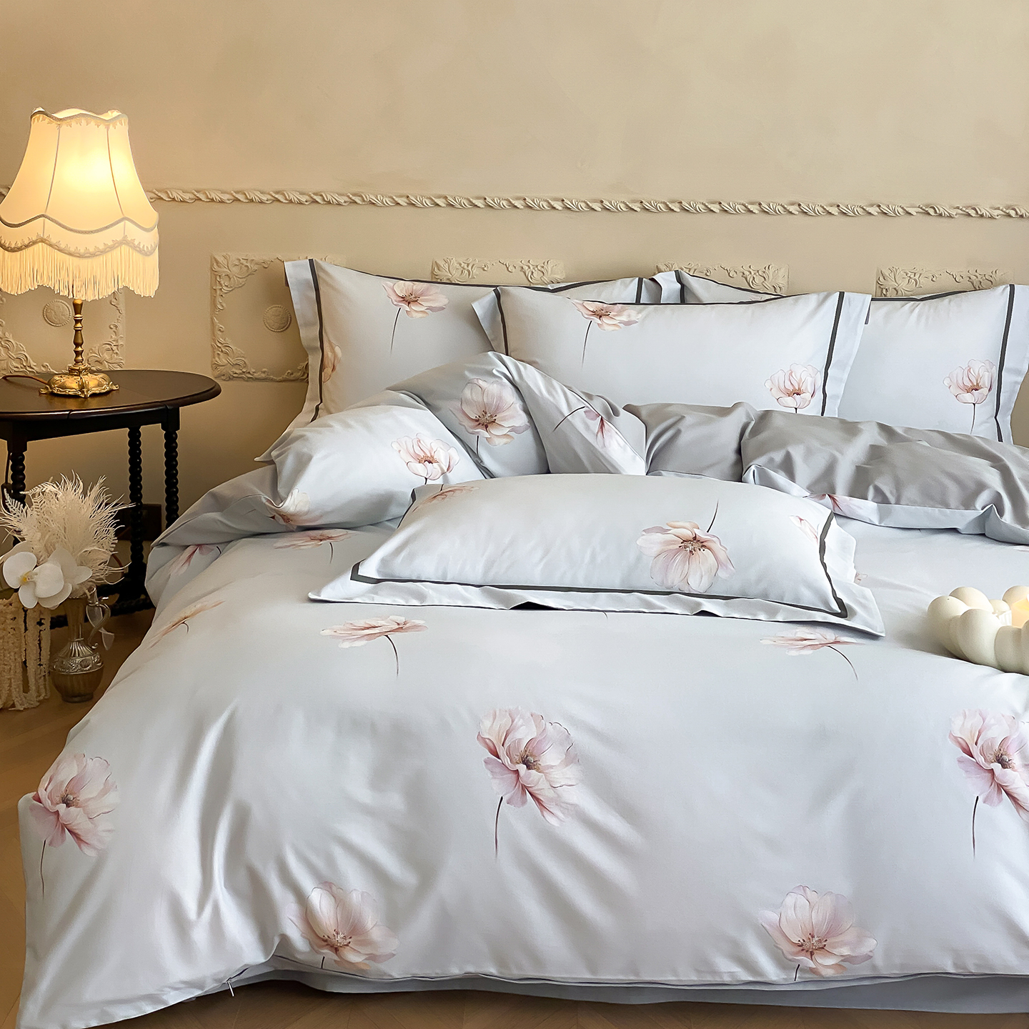 裸睡A类秋冬加厚全棉磨毛四件套