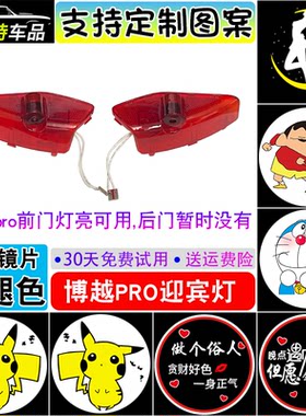 适用于2020款吉利博越PRO星瑞车门迎宾灯改装饰镭射投影照地灯