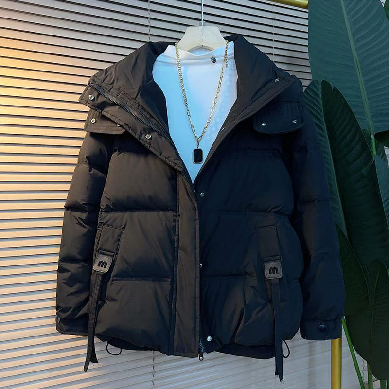 胖MM加肥连帽字母流苏拉链兜棉服大码女装冬季款纯色简约短款外套,女装/女士精品,大码棉服,淘宝优惠券,粉丝福利购,淘宝优惠卷