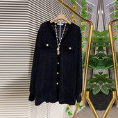 女装 V领蕾丝长袖 衬衫 加大码 胖妹妹黑色显瘦时尚 减龄宽松百搭上衣