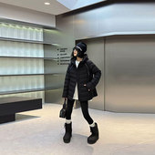 简约百搭韩版 胖妹妹连帽拉链长袖 轻薄棉服2025秋冬款 休闲保暖上衣