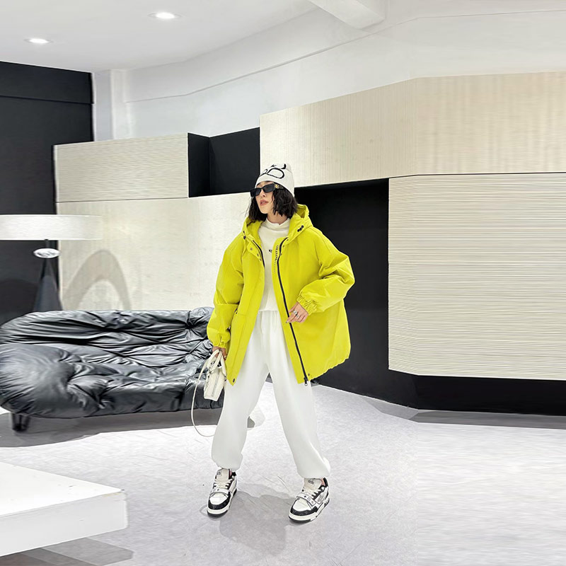 加肥连帽拉链冲锋衣加棉外套