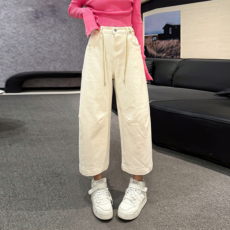 加肥大码女装直筒九分裤胖妹妹纯色简约宽松遮胯百搭韩版休闲裤子,女装/女士精品,大码裤装,淘宝优惠券,粉丝福利购,淘宝优惠卷