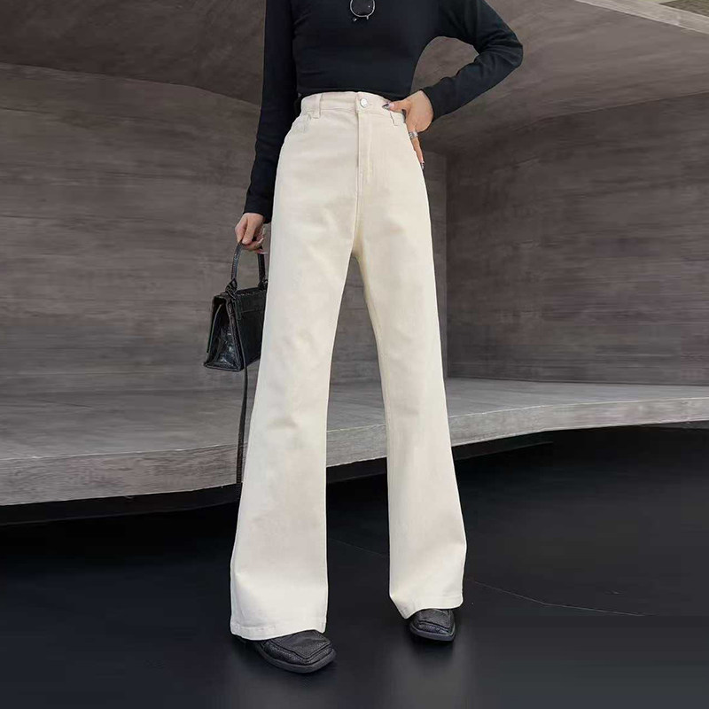 加大码女装后腰松紧微喇长裤纯色简约宽松遮胯胖妹妹韩版休闲裤子,女装/女士精品,大码裤装,淘宝优惠券,粉丝福利购,淘宝优惠卷