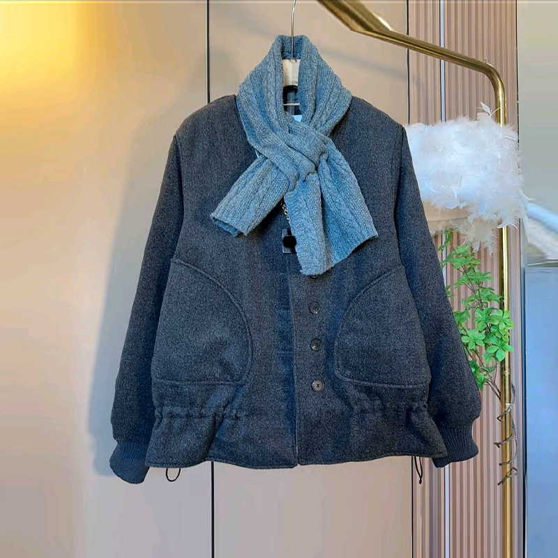 胖妹妹V领抽绳底摆长袖上衣韩版大码女装简约百搭秋冬款休闲外套,女装/女士精品,常规大码外套,淘宝优惠券,粉丝福利购,淘宝优惠卷