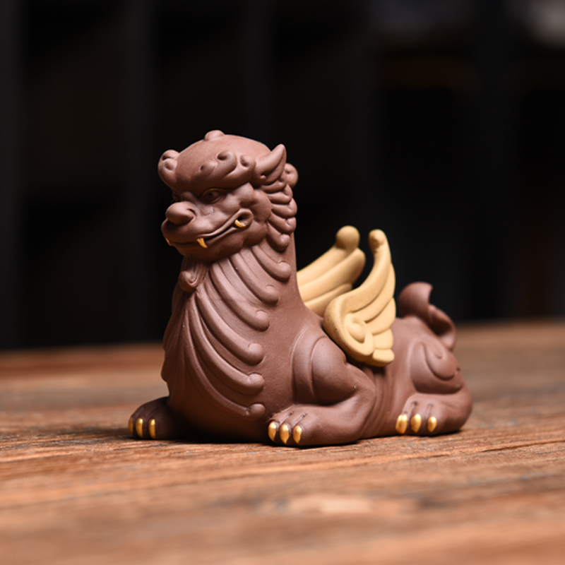 茶宠摆件紫砂招财创意