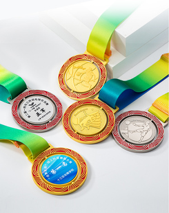 新款旋转挂牌金银铜定制马拉松篮球足球羽毛球乒乓球音乐比赛奖品